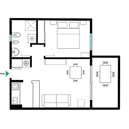 Cristianos - Angeles With Pool - As De Casas Appartement *